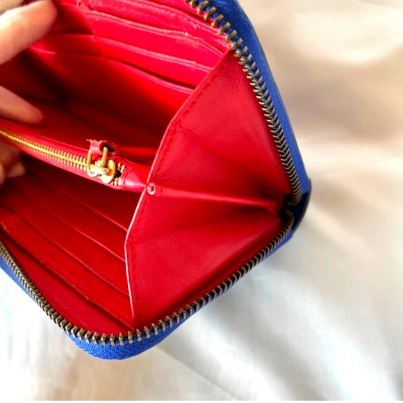 Christian Louboutin Panettone blue spiked long wallet - Picture 10 of 16